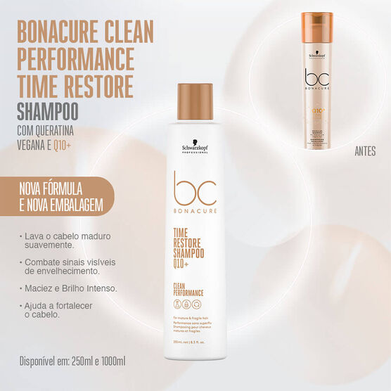Shampoo Schwarzkopf Bonacure Clean Performance Time Restore