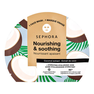 M&aacute;scara Facial em Tecido Sephora Collection &Aacute;cido Hialur&ocirc;nico + Extrato de Frutas e Plantas