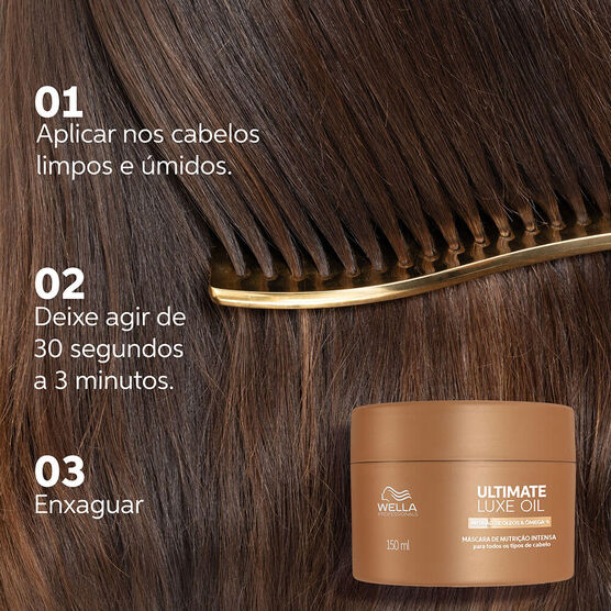M&aacute;scara Capilar Wella Ultimate Luxe Oil