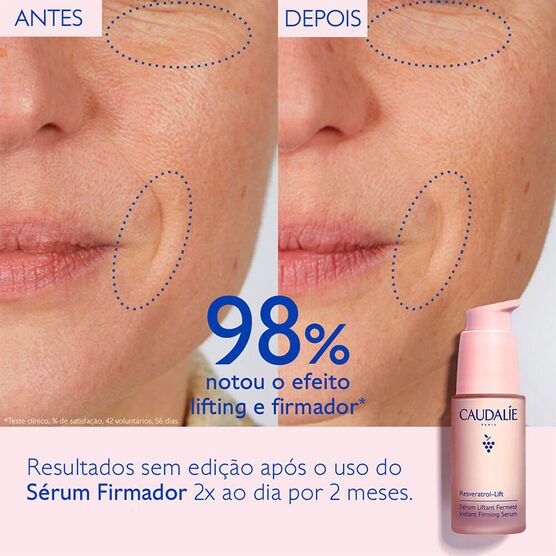 S&eacute;rum Firmador Instant&acirc;neo Caudalie Resveratrol-Lift Alternativa ao Retinol Refil