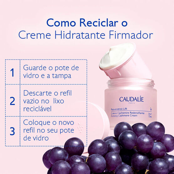 Hidratante Caudalie Resveratrol-Lift Diurno Cashmere Refil