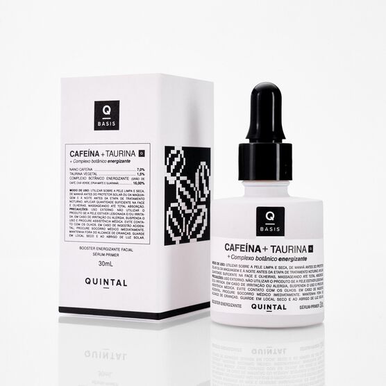 S&eacute;rum Facial Primer Cafe&iacute;na + Taurina Quintal