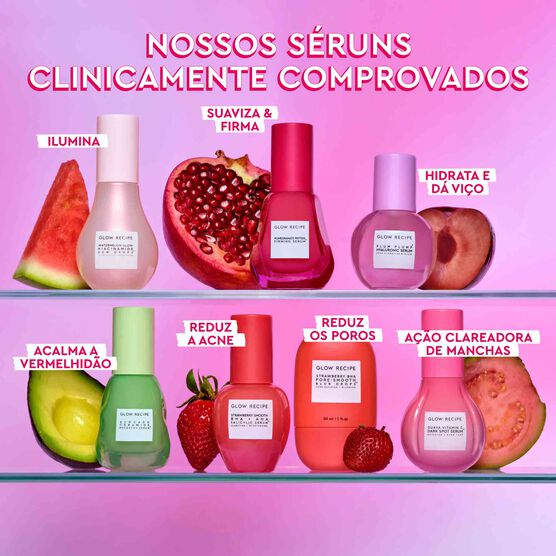 S&Eacute;RUM FIRMADOR COM PEPT&Iacute;DEOS GLOW RECIPE POMEGRANATE