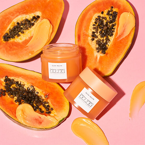 BALM DE LIMPEZA ENZIM&Aacute;TICA GLOW RECIPE PAPAYA SORBET