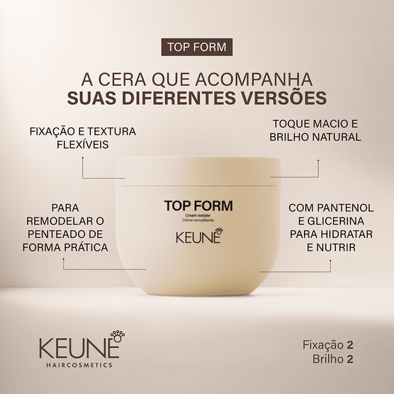 Creme Modelador Keune Style Top Form