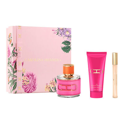 Kit Coffret Carolina Herrera Insignia Leather Feminino Eau de Parfum