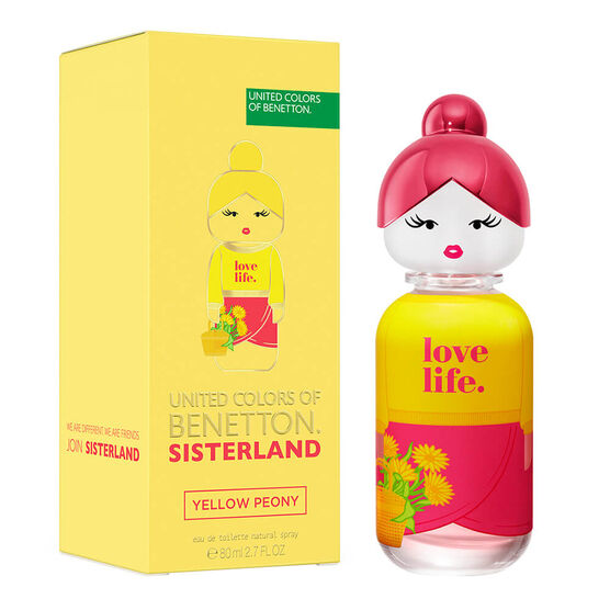 Perfume Benetton Sisterland Yellow Peony Feminino Eau De Toilette