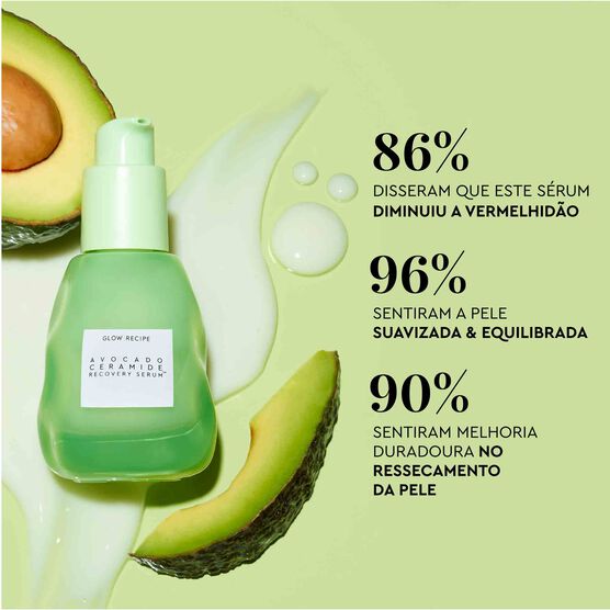 S&Eacute;RUM HIDRATANTE GLOW RECIPE AVOCADO CERAMIDE RECOVERY