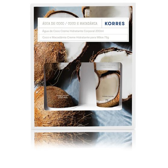 Kit Cuidado Corporal Korres &Aacute;gua de C&ocirc;co e Macad&acirc;mia