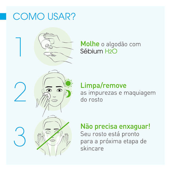 &Aacute;gua Micelar Bioderma S&eacute;bium H2O
