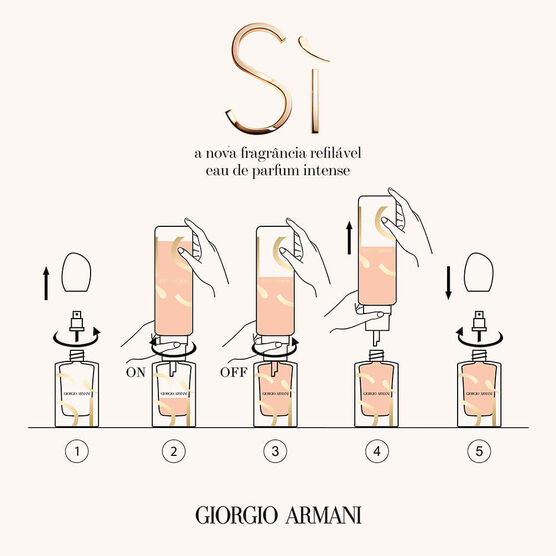Refil Perfume Giorgio Armani S&igrave; Intense Feminino Eau de Parfum