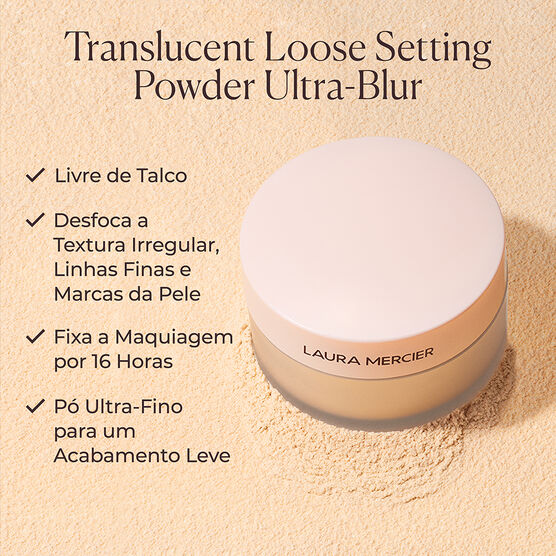 Mini P&oacute; Finalizador Transl&uacute;cido Laura Mercier Translucent Setting Powder Ultra Blur