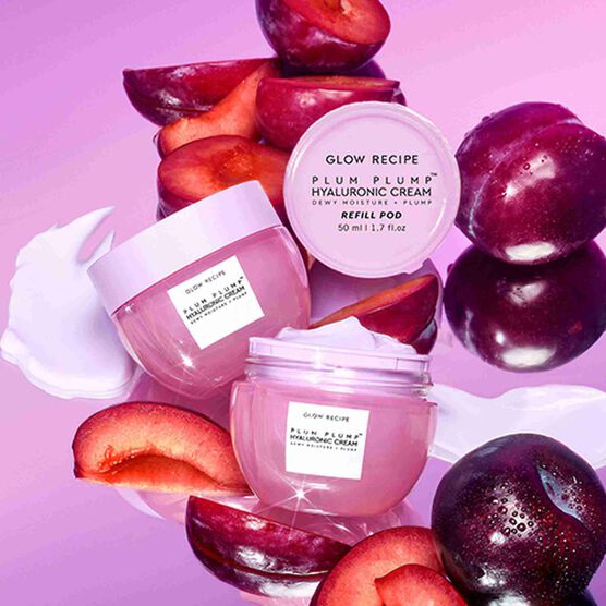 HIDRATANTE FACIAL COM HIALURONICO GLOW RECIPE PLUM PLUMP