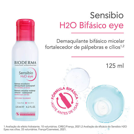 Demaquilante Bioderma Bif&aacute;sico Micelar Sensibio H2O
