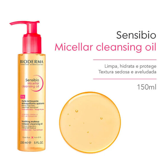 &Oacute;leo Micelar Bioderma Demaquilante Sensibio