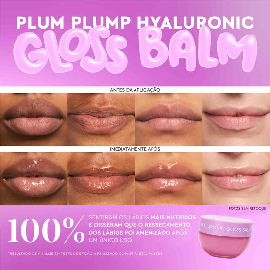 HIDRATANTE LABIAL COM HIALURONICO GLOW RECIPE PLUM PLUMP