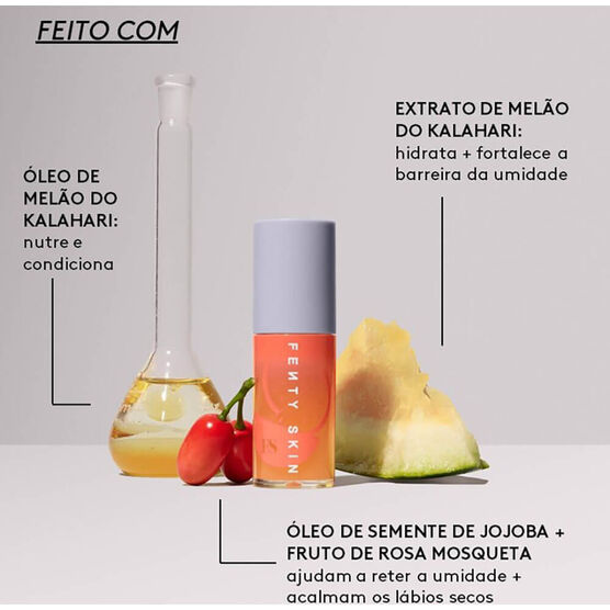 &Oacute;leo Labial Fenty Treatz Hydrating + Strengthening Lip Oil