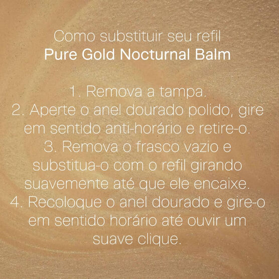 B&aacute;lsamo Facial Noturno La Prairie Pure Gold Nocturnal Balm Refil