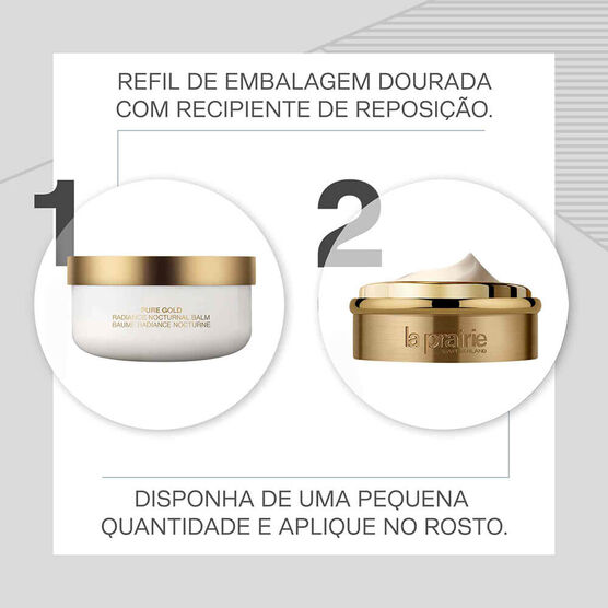 B&aacute;lsamo Facial Noturno La Prairie Pure Gold Nocturnal Balm Refil