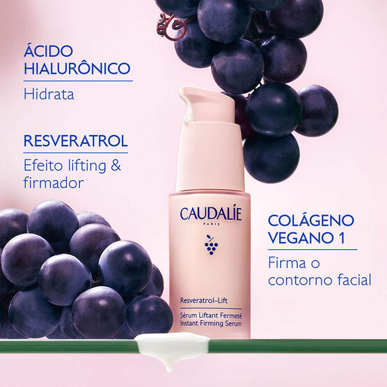 S&eacute;rum Firmador Instant&acirc;neo Caudalie Resveratrol-Lift Alternativa ao Retinol Refil
