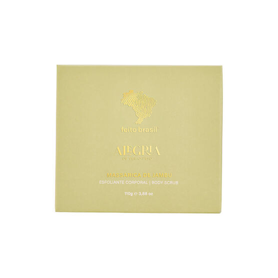 Esfoliante Corporal Feito Brasil Alegria de Ver o Peso Massarica de Jambu