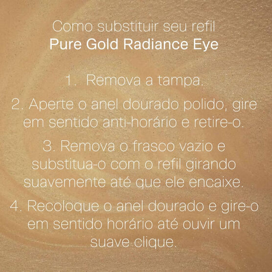 Creme para Olhos La Prairie Pure Gold Radiance Eye Cream Refil