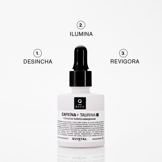 S&eacute;rum Facial Primer Cafe&iacute;na + Taurina Quintal