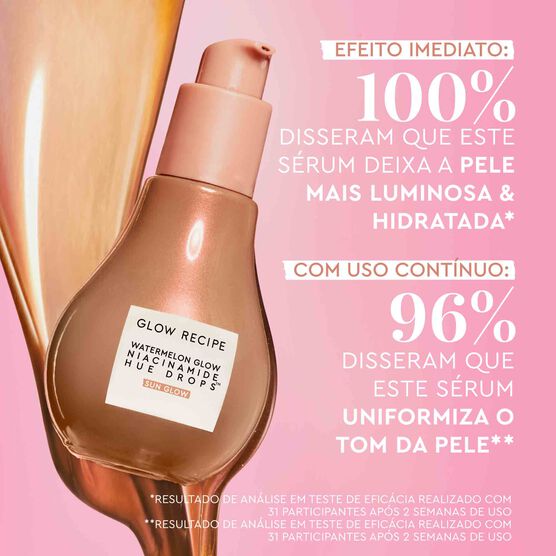 S&Eacute;RUM BRONZEADOR COM NIACINAMIDA GLOW RECIPE WATERMELON GLOW DEW DROPS