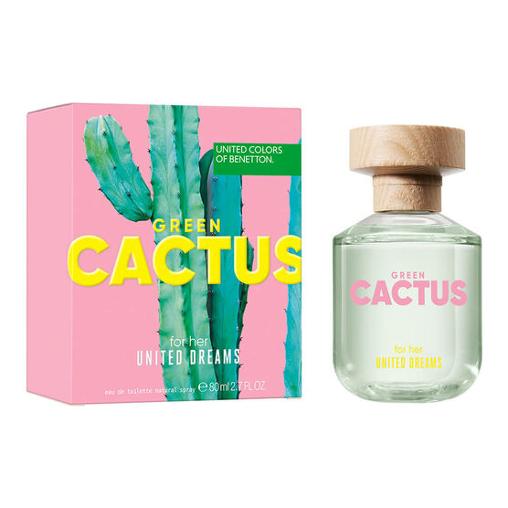 Green Her United Dreams Feminino Cactus LE  EDT 80ML