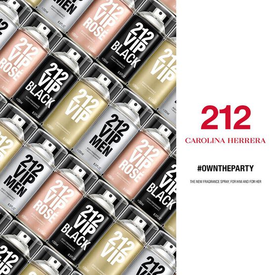 C.HERRERA  212VIPMEN BLK DEOD 250ML