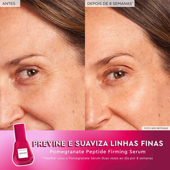 S&Eacute;RUM FIRMADOR COM PEPT&Iacute;DEOS GLOW RECIPE POMEGRANATE