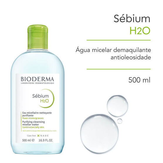 &Aacute;gua Micelar Bioderma S&eacute;bium H2O