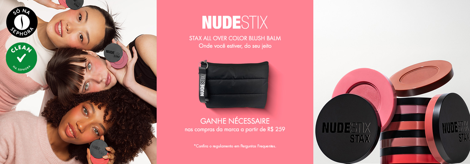 Nudestix | Ganhe nécessaire nas compras da marca a partir de R$ 259