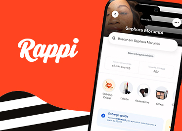 Rappi: Entrega em até 10km das lojas Sephora. Confira a loja mais perto de você.